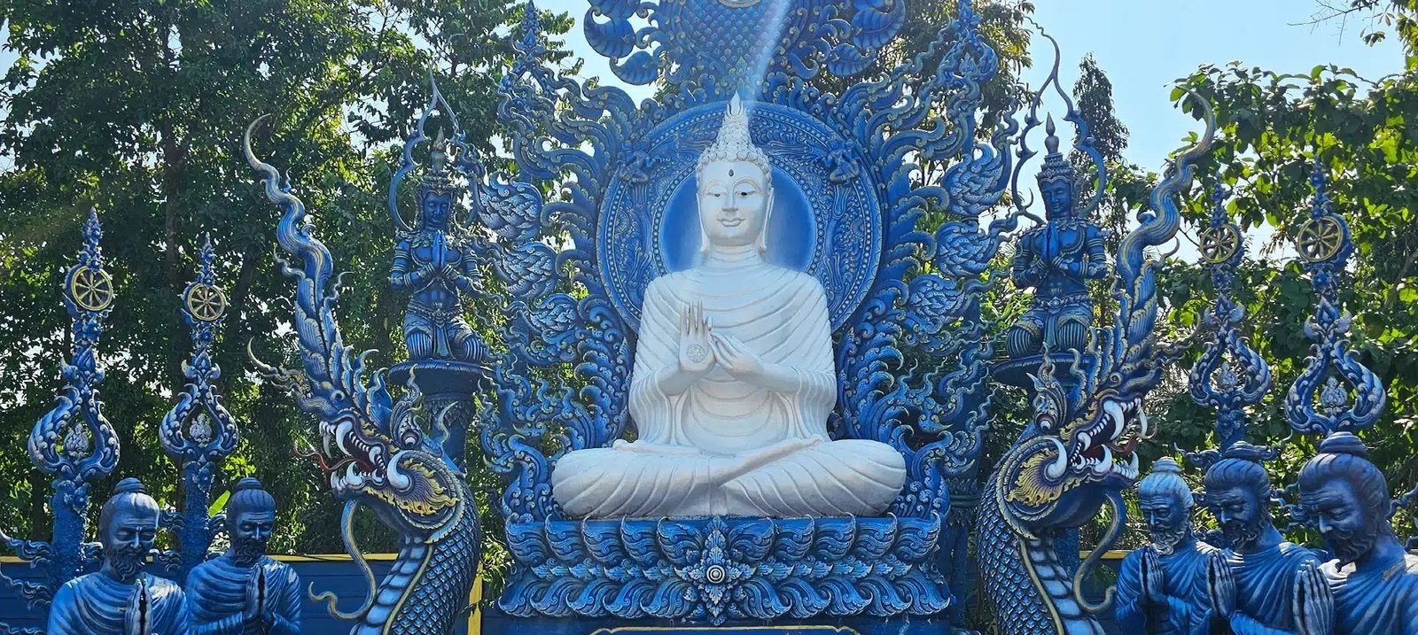 Blue Temple Wat Rong Suea Ten